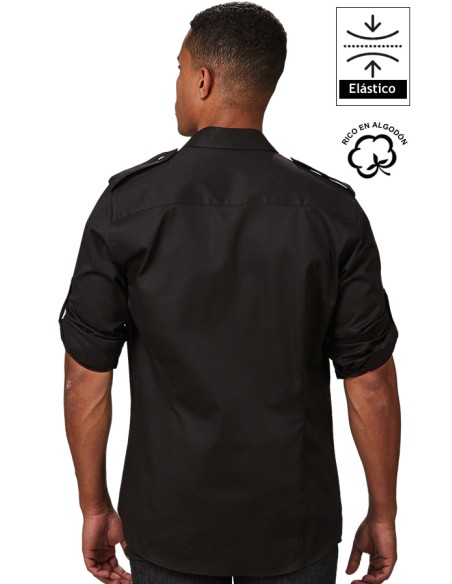 CAMICIA UNISEX MANICA ROLL UP 4 TASCHE MICHELE