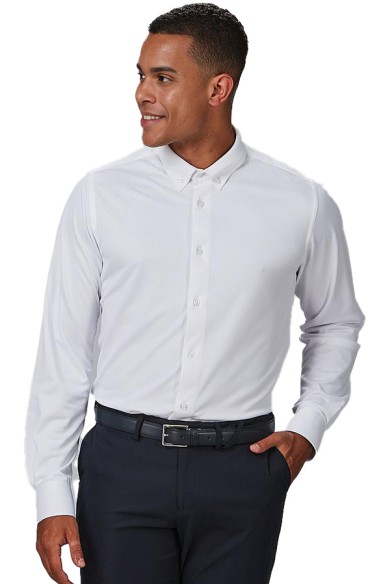 CAMISA AIR DRY CLASICA HOMBRE SALVATORE -blanco