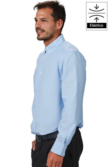 CAMISA HOMBRE M/L ELASTANO