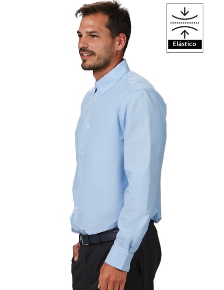 CAMISA HOMBRE M/L ELASTANO