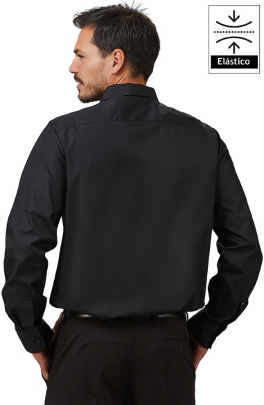CAMISA HOMBRE M/L ELASTANO