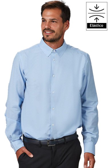 CAMISA HOMBRE M/L ELASTANO