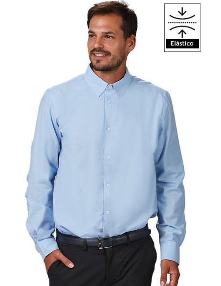 CAMISA HOMBRE M/L ELASTANO