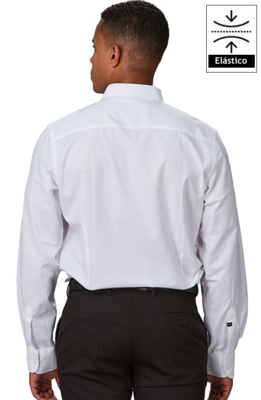 CAMISA HOMBRE M/L ELASTANO