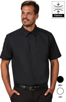 CAMICIA UOMO M/C ELASTAN