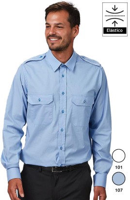 CAMISA UNISEX CHARRETERAS M/L