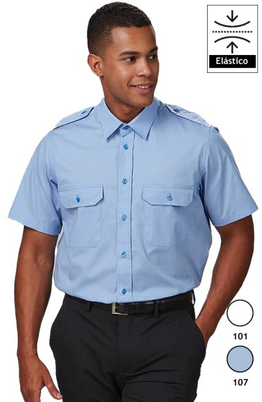 CAMISA UNISEX CHARRETERAS M/C