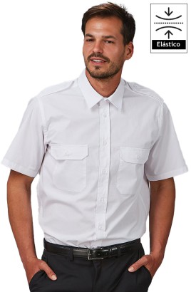 CAMISA UNISEX CHARRETERAS M/C 2