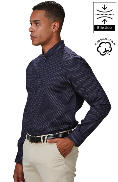 CAMICIA PUNTEGGIATO UOMO ORACIO
