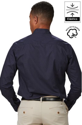 CAMISA PUNTEADA CUELLO MAO HOMBRE ORACIO 2