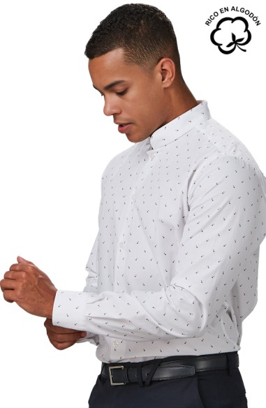 CAMISA ESTAMPADO CUBOS HOMBRE GIUSEPPE