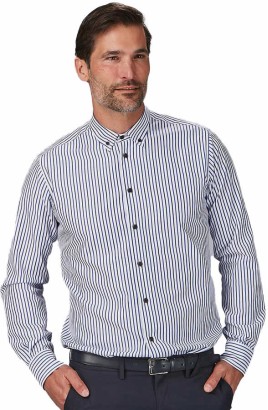 CAMICIA A RIGHE BICOLORE UOMO ALESSANDRO 2
