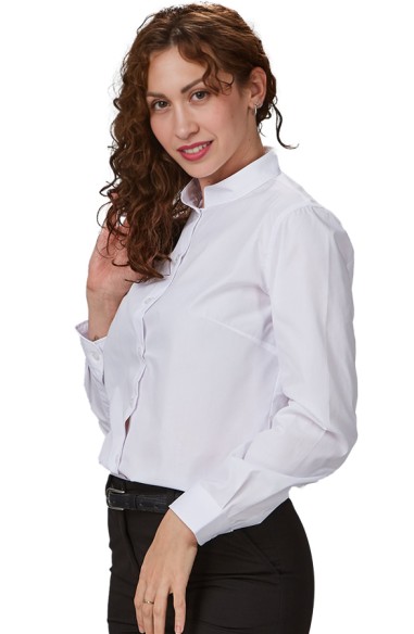 CAMISA MUJER CUELLO MAO M/L REDLINE