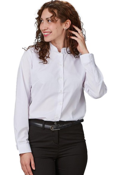CAMISA MUJER CUELLO MAO M/L REDLINE