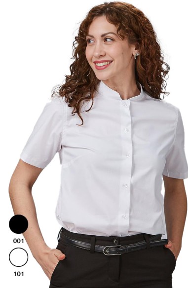 CAMISA MUJER CUELLO MAO M/C REDLINE