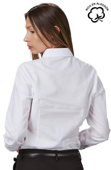 CAMICIA COLORE MANICA LUNGA (DONNA)