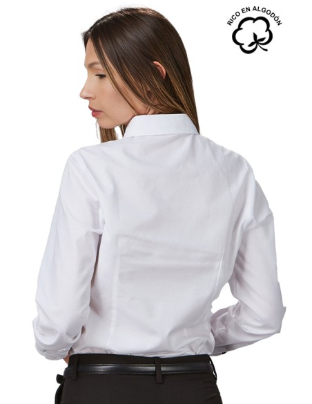 CAMICIA COLORE MANICA LUNGA (DONNA)