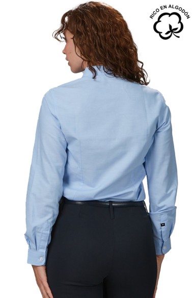 CAMICIA COLORE MANICA LUNGA (DONNA)
