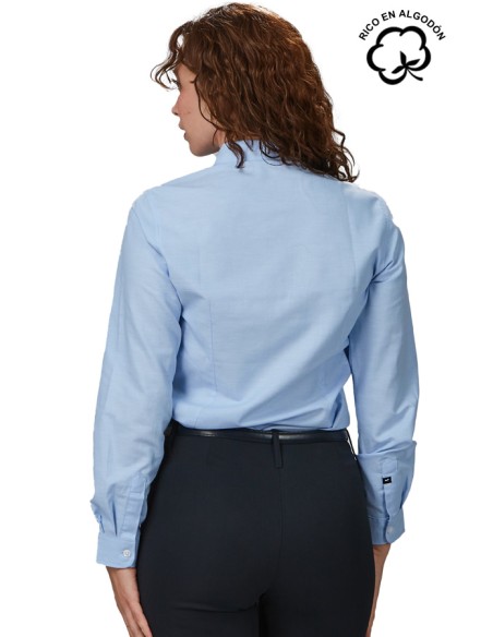 CAMICIA COLORE MANICA LUNGA (DONNA)