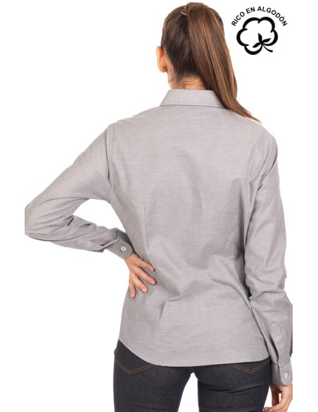 CAMICIA COLORE MANICA LUNGA (DONNA)