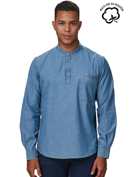 CAMISA TEJANA 3 BOTONES HOMBRE ROMEO