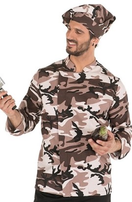 CHAQUETA COCINA CAMUFLAJE