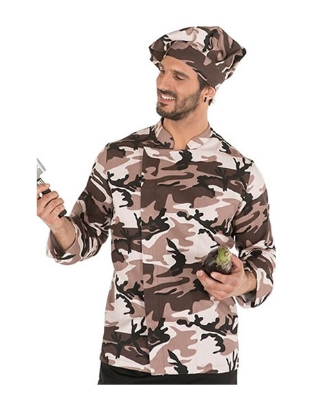 CHAQUETA COCINA CAMUFLAJE
