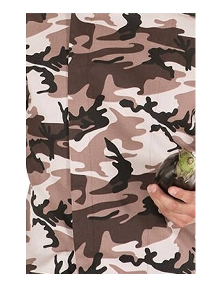 CHAQUETA COCINA CAMUFLAJE