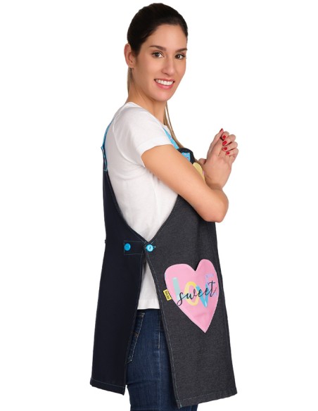GREMBIULE MAESTRA DENIM LOVE