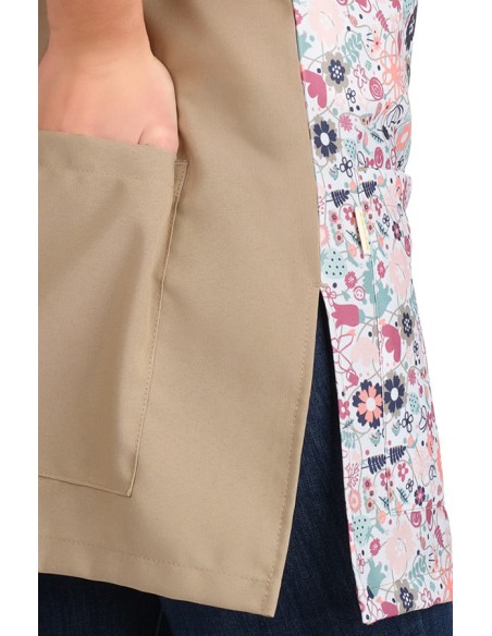 PICHI BEIGE ESTAMPADO FLORES