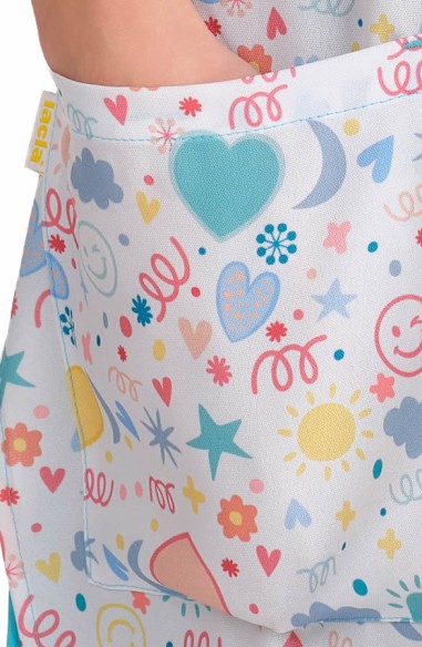 PICHI TURQUESA ESTAMPADO DIVERTIDO