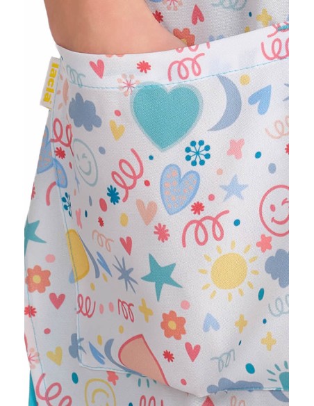 PICHI TURQUESA ESTAMPADO DIVERTIDO