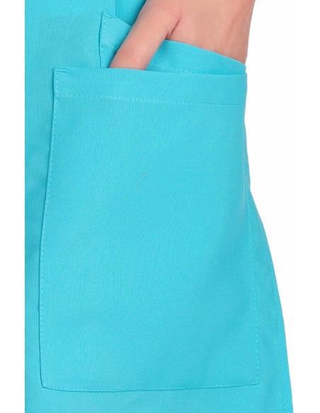 VESTITO STAMPA DIVER TURCHESE
