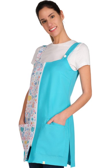 PICHI TURQUESA ESTAMPADO DIVERTIDO
