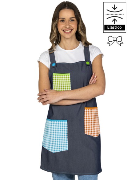 ESTOLA DENIM BOLSILLOS COLORES