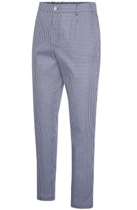 PANTALONI UNISEX VICHY BLU NAVY