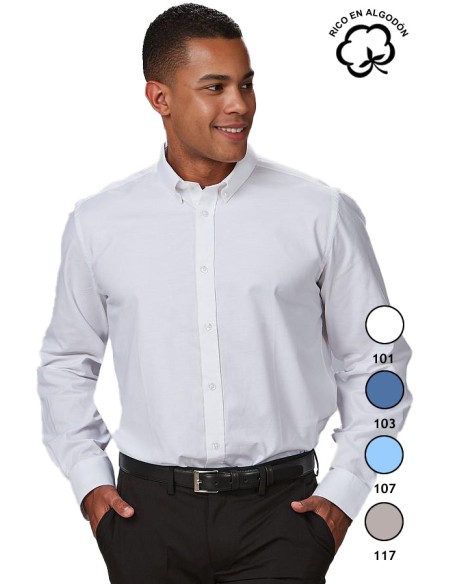 CAMICIA UOMO M/L OXFORD REDLINE