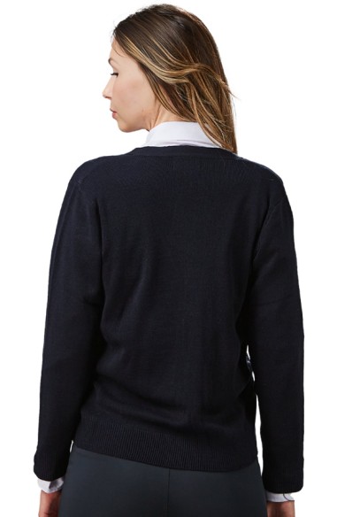 CARDIGAN IN MAGLIA BLU NAVY DONNA