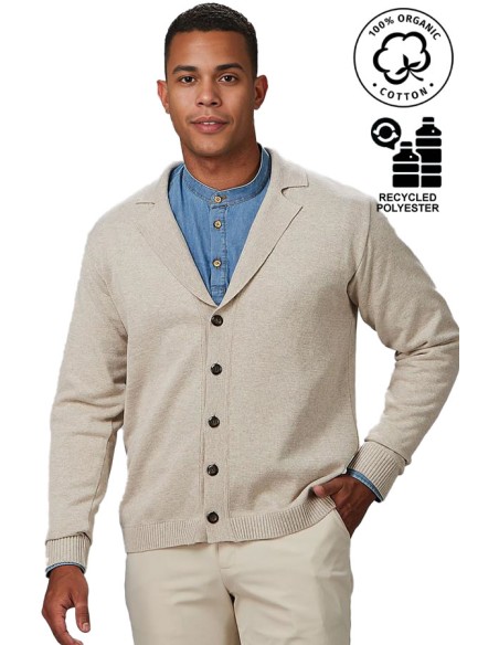 CARDIGAN ABOTONADO PUNTO HOMBRE
