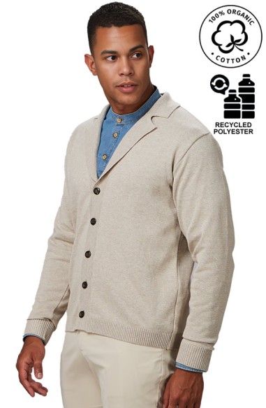 CARDIGAN ABOTONADO PUNTO HOMBRE