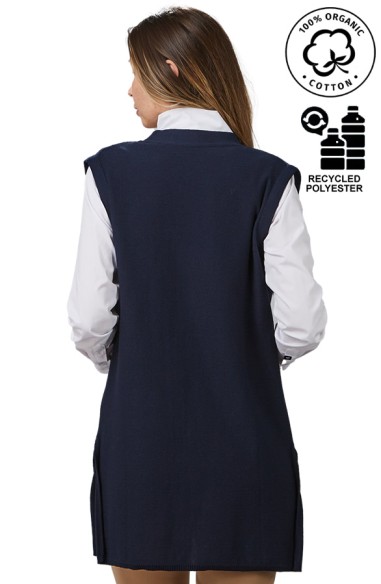 GILET LUNGO DONNA IN MAGLIA
