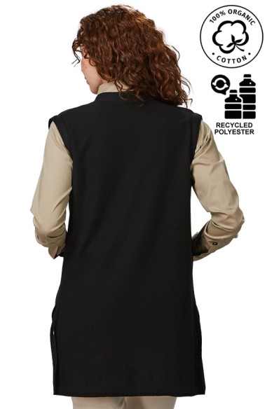 CHALECO LARGO PUNTO MUJER