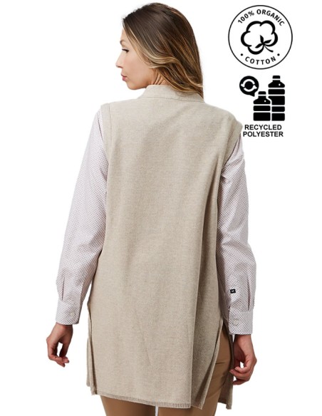 GILET LUNGO DONNA IN MAGLIA
