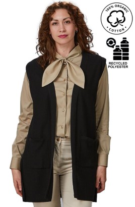 GILET LUNGO DONNA IN MAGLIA 2