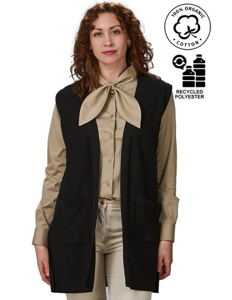GILET LUNGO DONNA IN MAGLIA