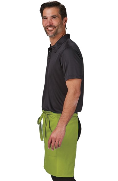GREMBIULE CORTO COLORI TWILL 2 TASCHE