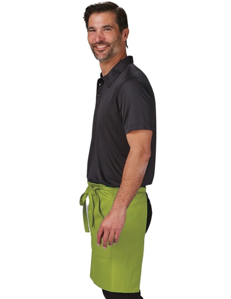 GREMBIULE CORTO COLORI TWILL 2 TASCHE