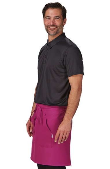 GREMBIULE CORTO COLORI TWILL 2 TASCHE