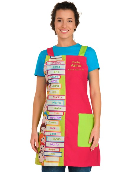 ESTOLA MAESTRA LIBROS VINILO. REGALO MAESTRA