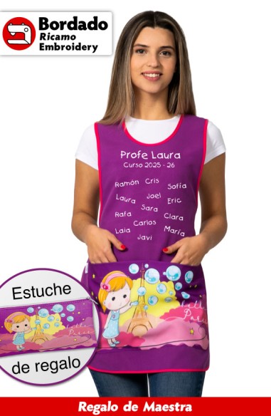 ESTOLA BASIC POMPAS BORDADO